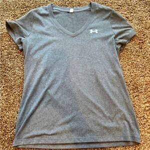 Under Armour Women's Gray V-Neck Top